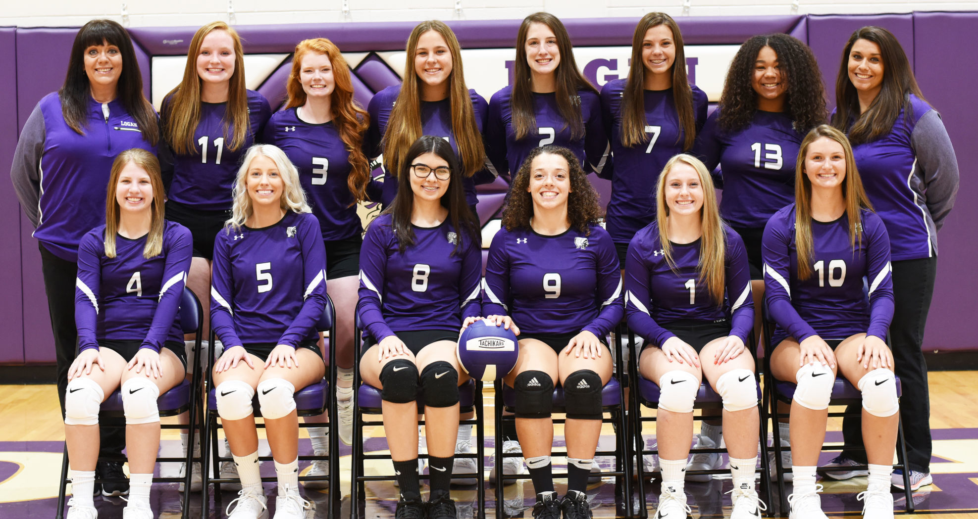 2019 Lady Chiefs varsity volleyball team